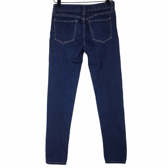 GAP Jeans Stretch Super Skinny Slim Denim Dark Wash Girls Size 12 Regular - Picture 4 of 12